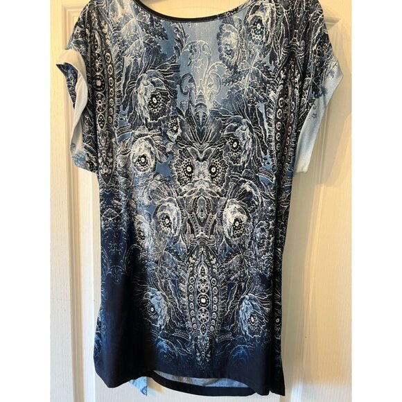 Ladies Floral Short Sleeve Top - Picture 3 of 3